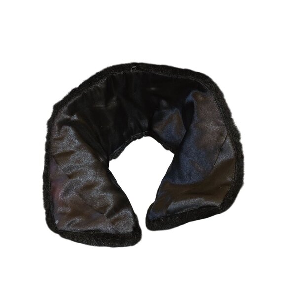 Faux Fur Black Wrap Collar Scarf - Picture 5 of 13